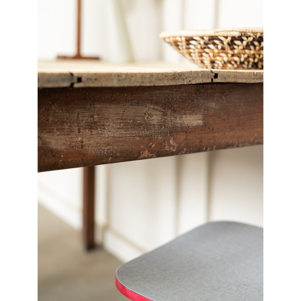 Table à manger de ferme Romy N°1570 - Bon état bois clair, DEBONGOUT