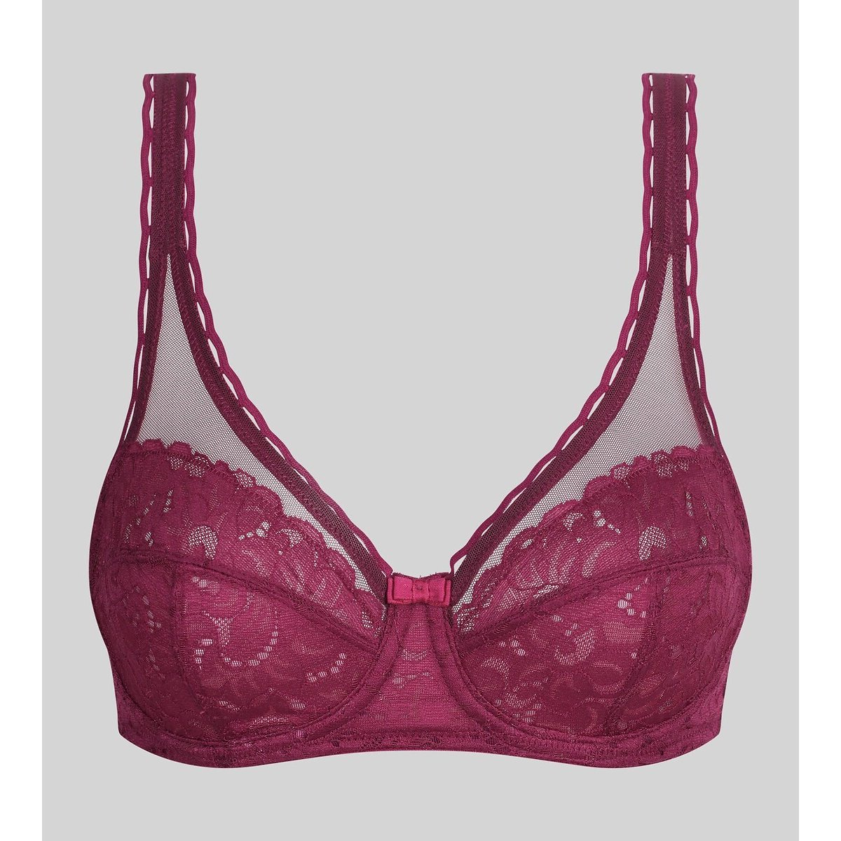 Reggiseno Cœur croisé féminin riciclato viola imperiale, PLAYTEX