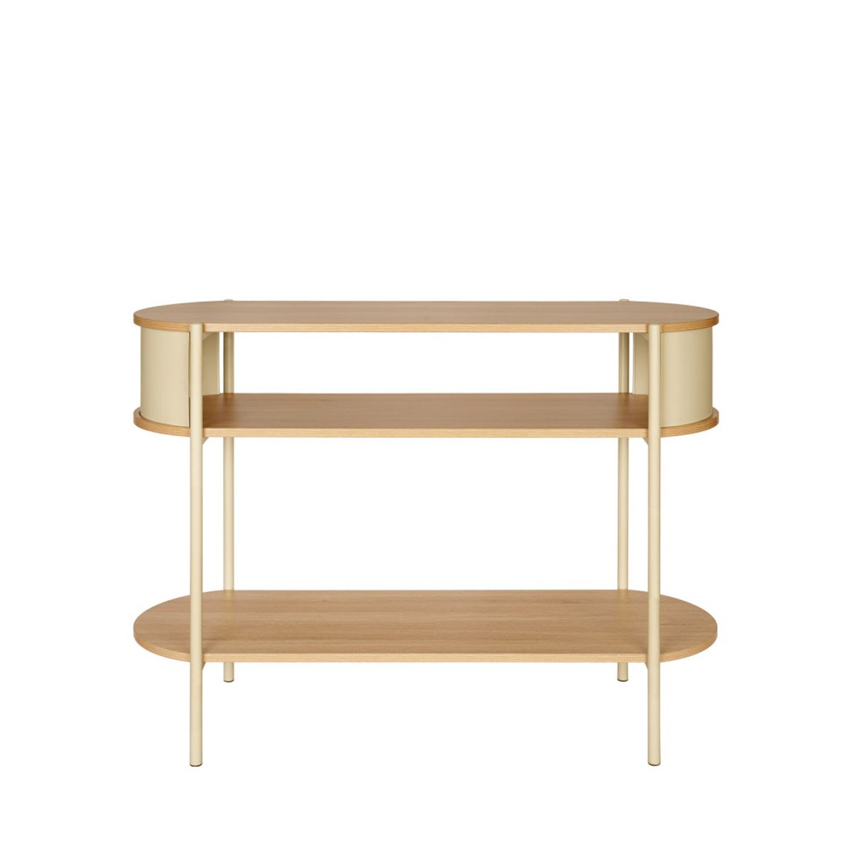 Console en bois et métal L100cm- PACO beige, DRAWER