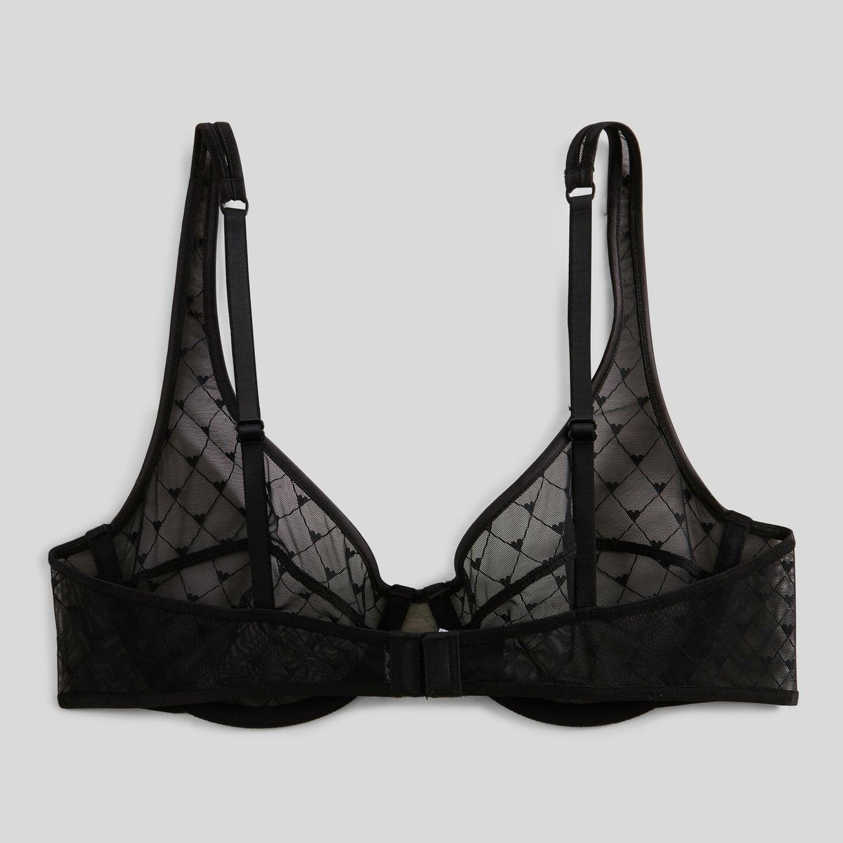 Soutien-gorge corbeille balconnet ROMEO en dentelle noir, MONOPRIX