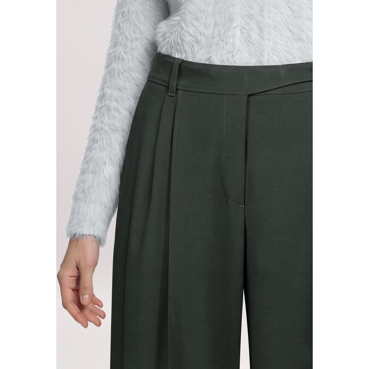 Pantalon en toile à pinces kambaba, CARTOON