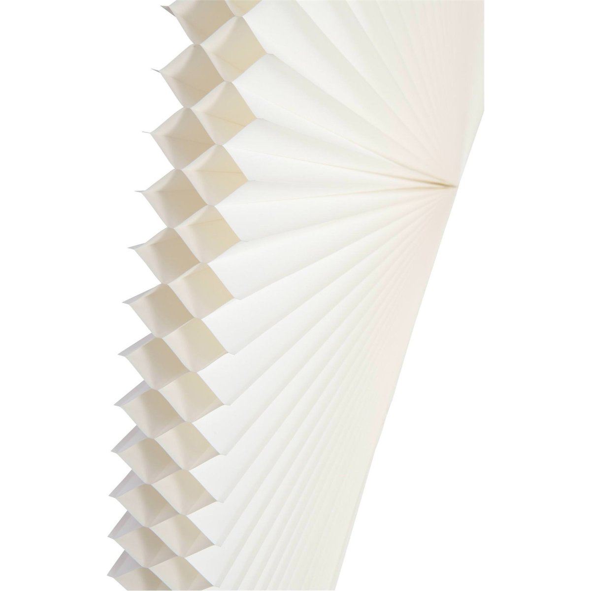Cloison pliable en papier blanc cassé, RECOLLECTION