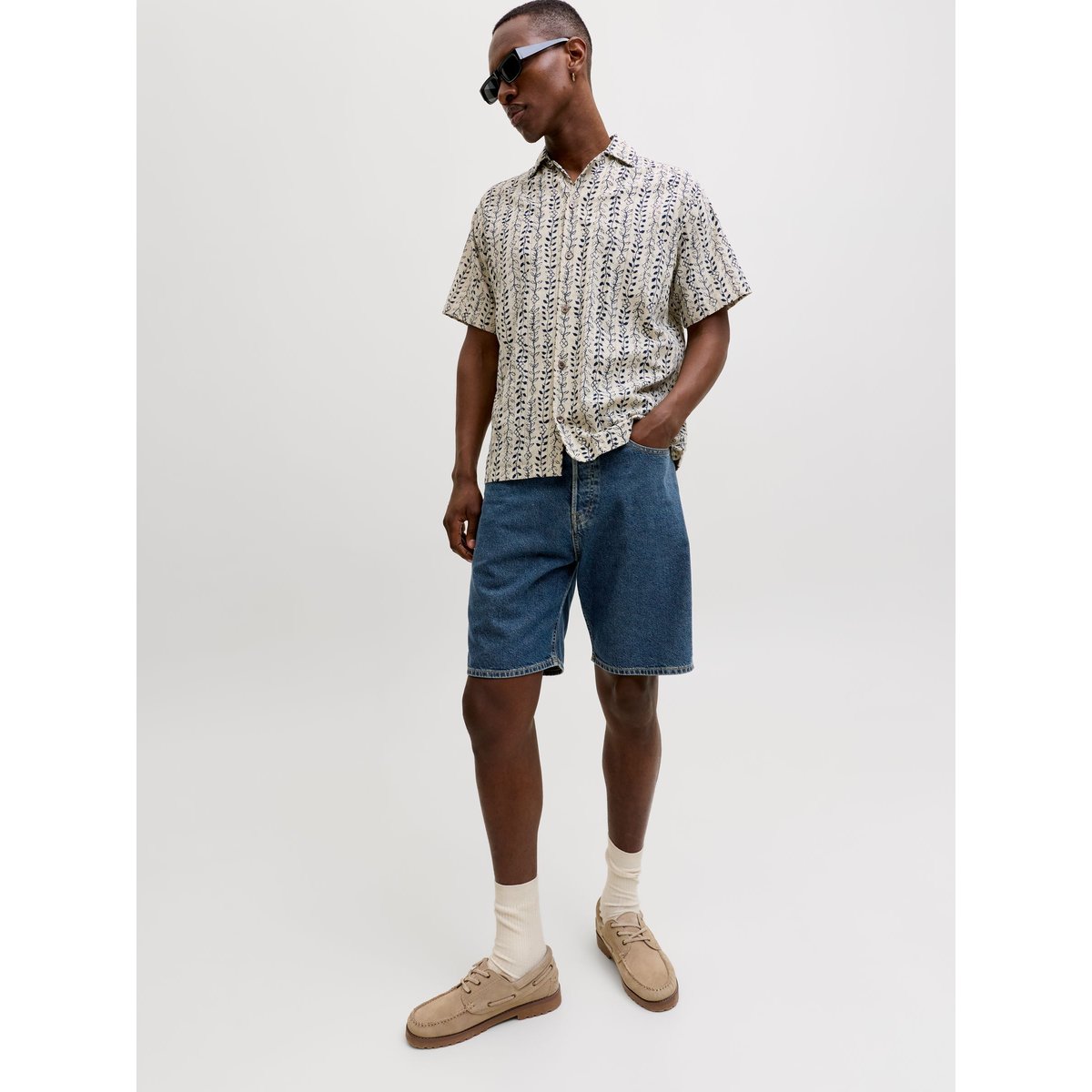 Short En Denim bleue - blue denim 2, JACK & JONES