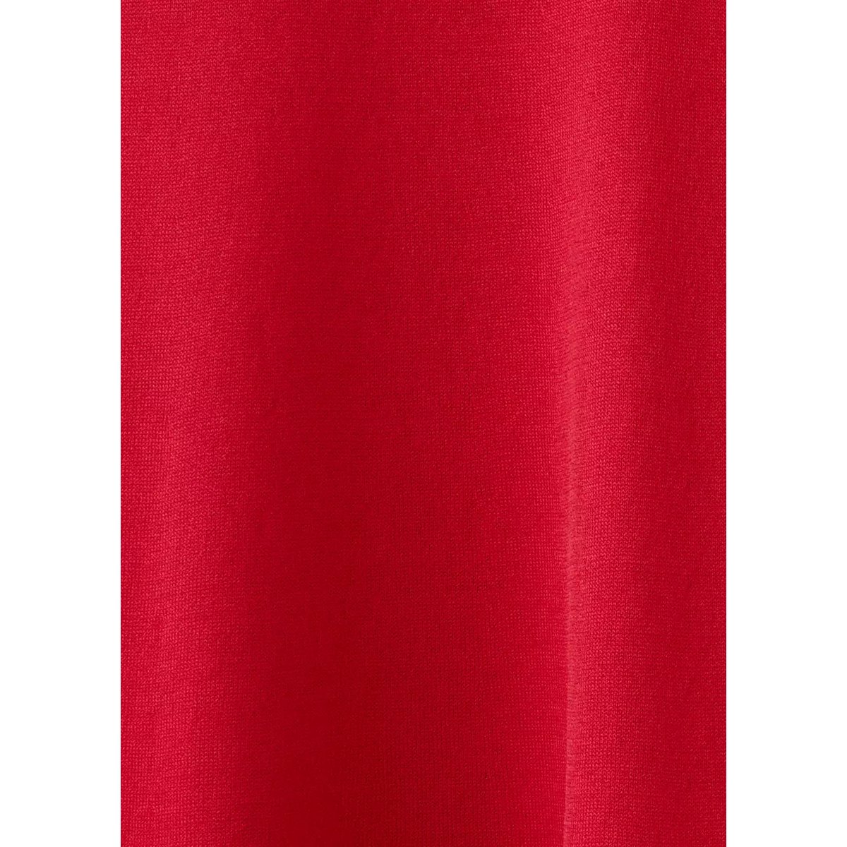 Robe maille col polo rouge, MANGO