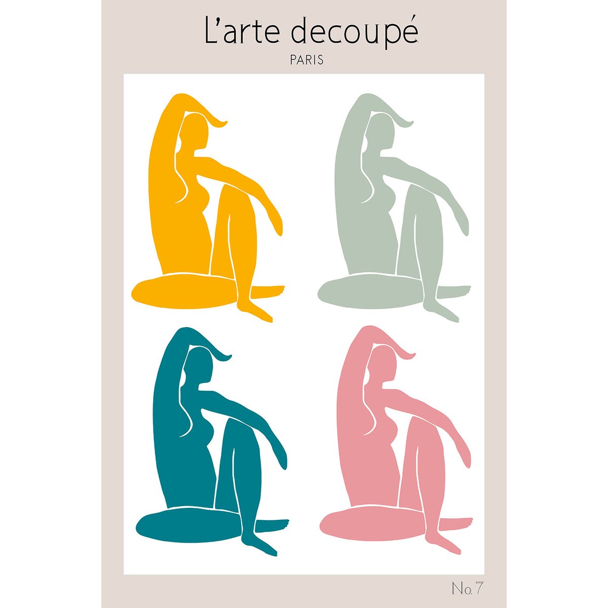 Tableau l'arte découpé tableau alu dibond, HEXOA