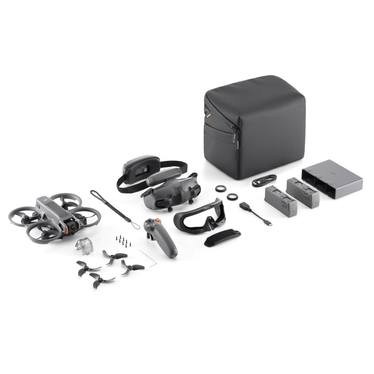 Drone Avata 2 Fly More Combo (3 batteries) gris, DJI
