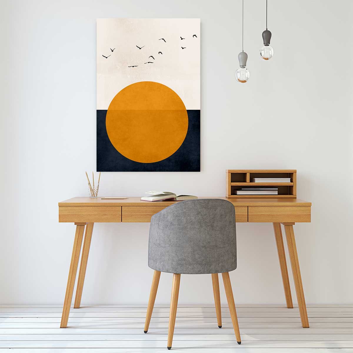 Tableau dessin mélodie de la vie tableau alu dibond, HEXOA