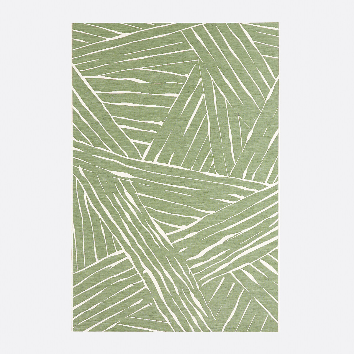 Alfombra tejida plana de interior y exterior, Mokoa verde, LA REDOUTE INTERIEURS