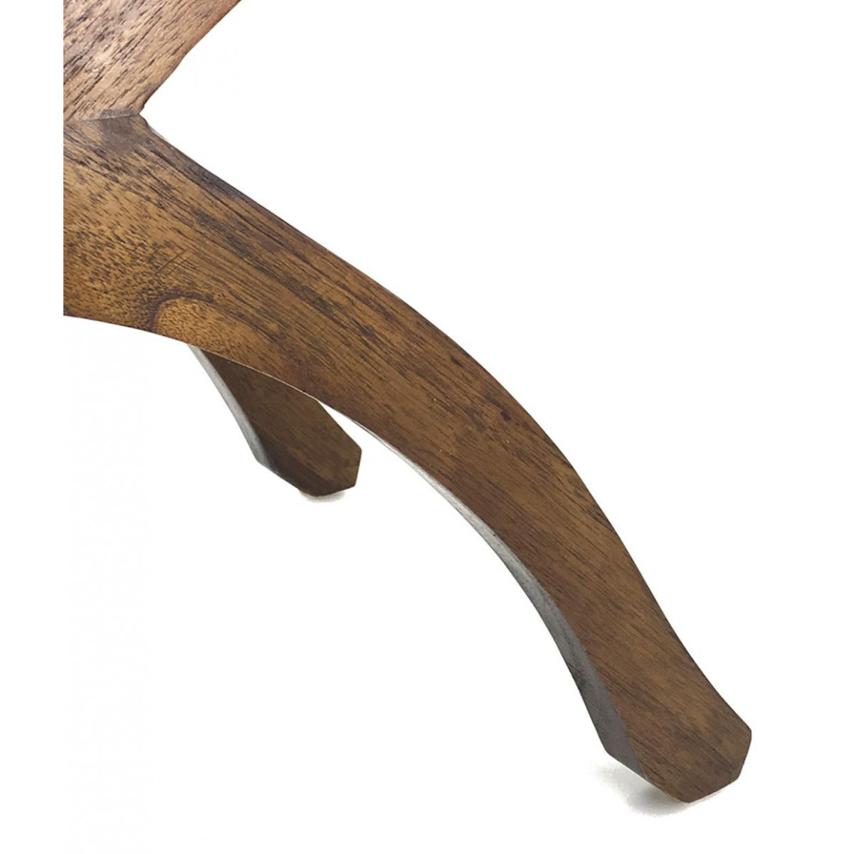 Banc 2 places marron, DECORATION D’AUTREFOIS