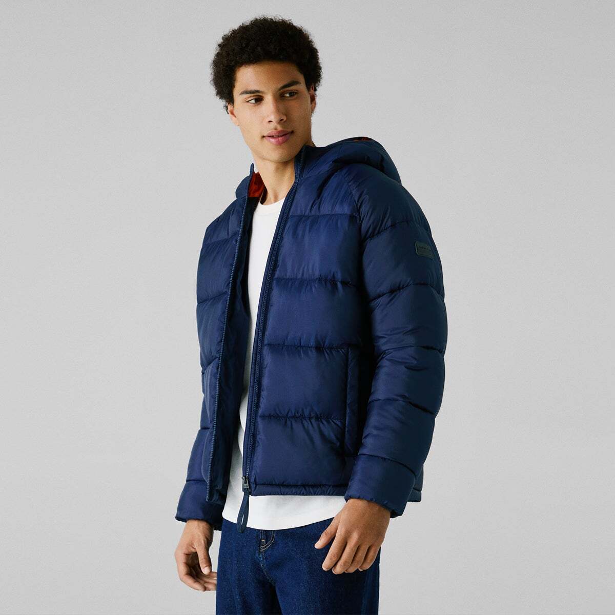 Red Bull Racing Doudoune Matelassée Avec Capuche bleu éton, PEPE JEANS