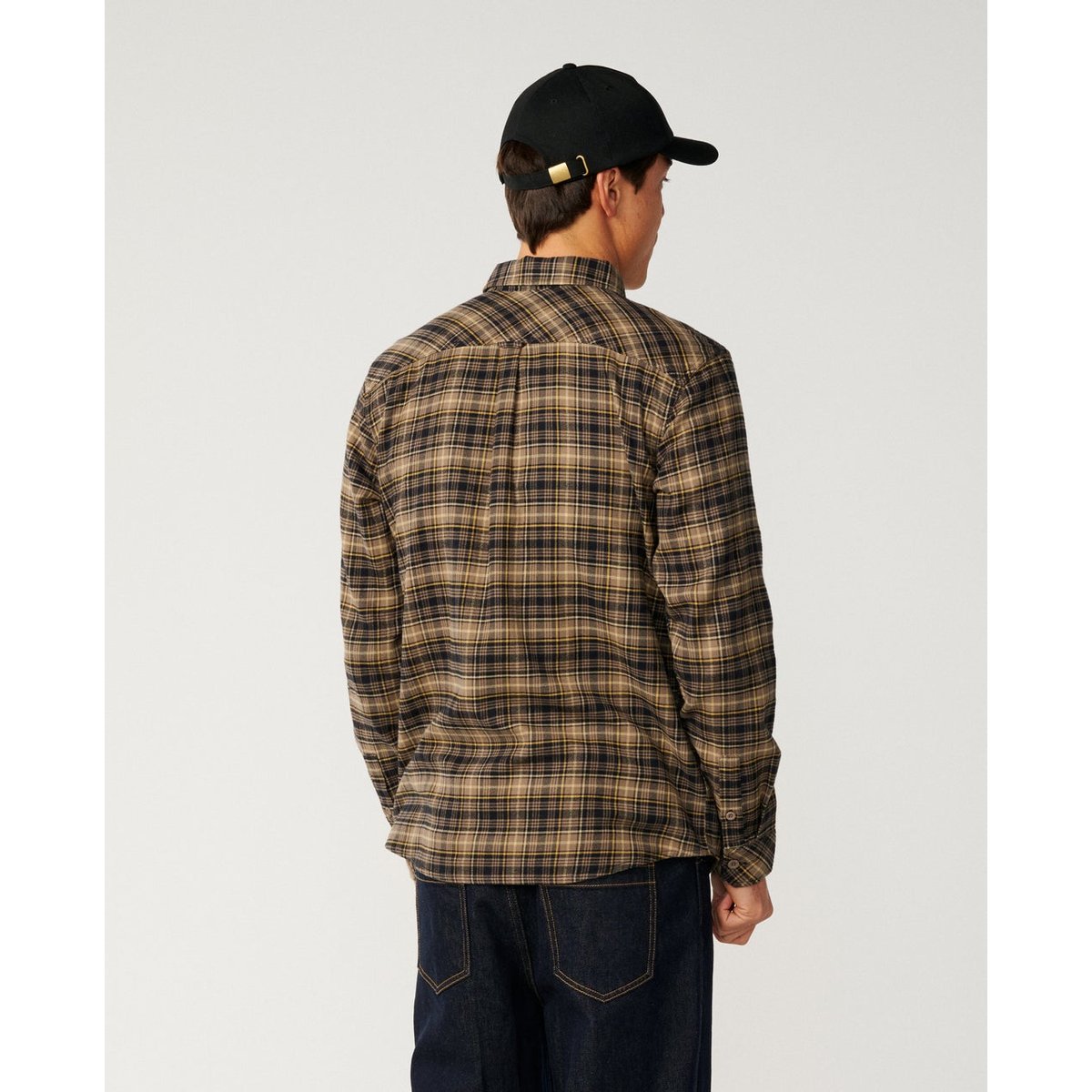 Chemise en flannelle SEARCH SERIES Solucellair black, RIP CURL