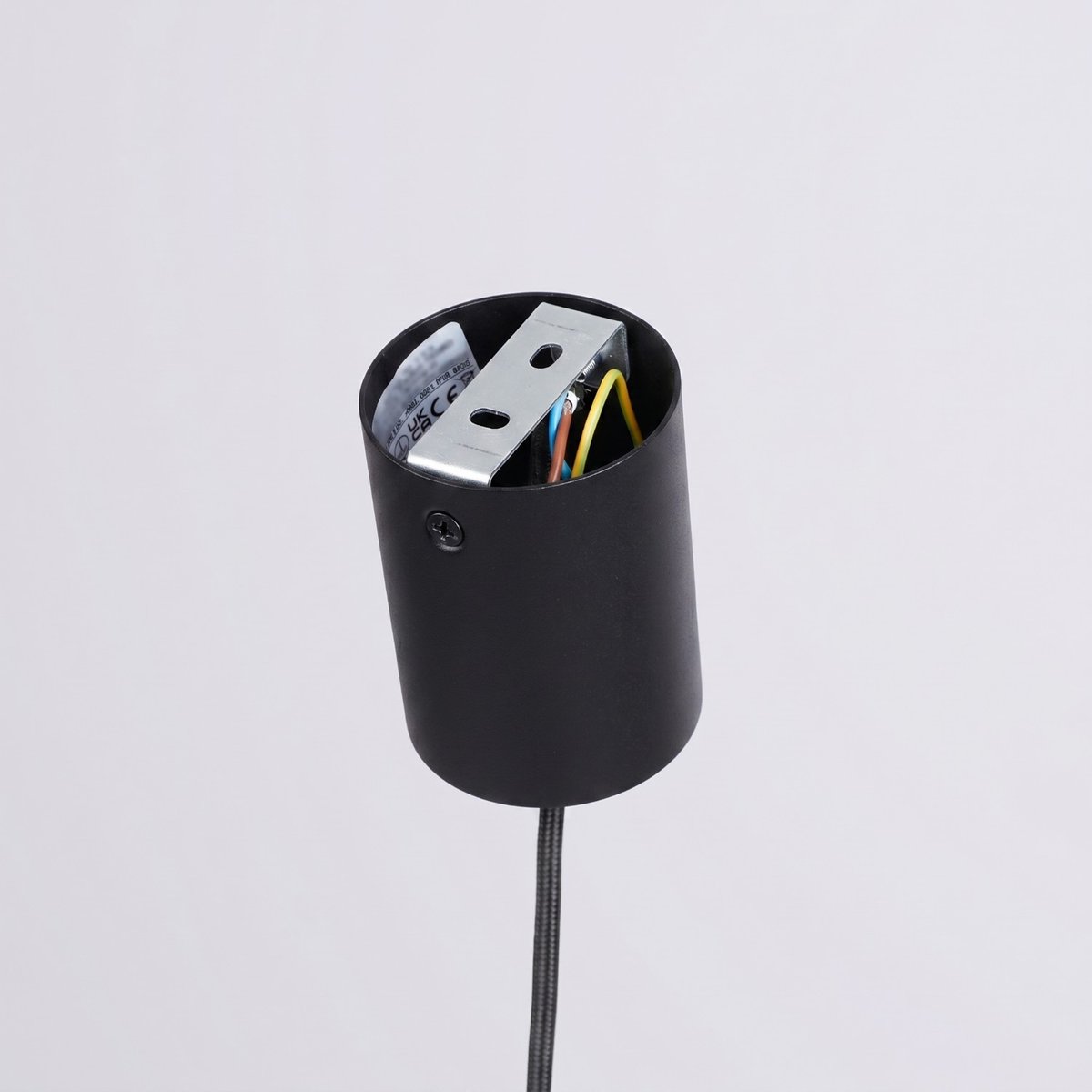 Suspension Acier Noir E27 1 NOX noir, EDEN
