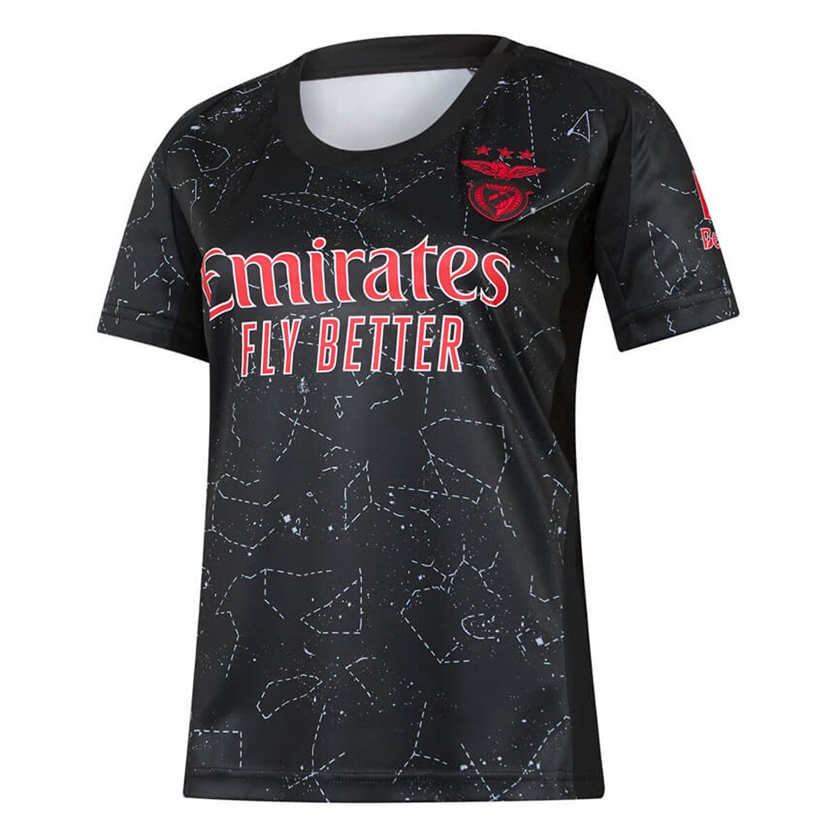 Camisola réplica equipamento alternativo 24-25 para mulher, SL Benfica vermelho, SL BENFICA