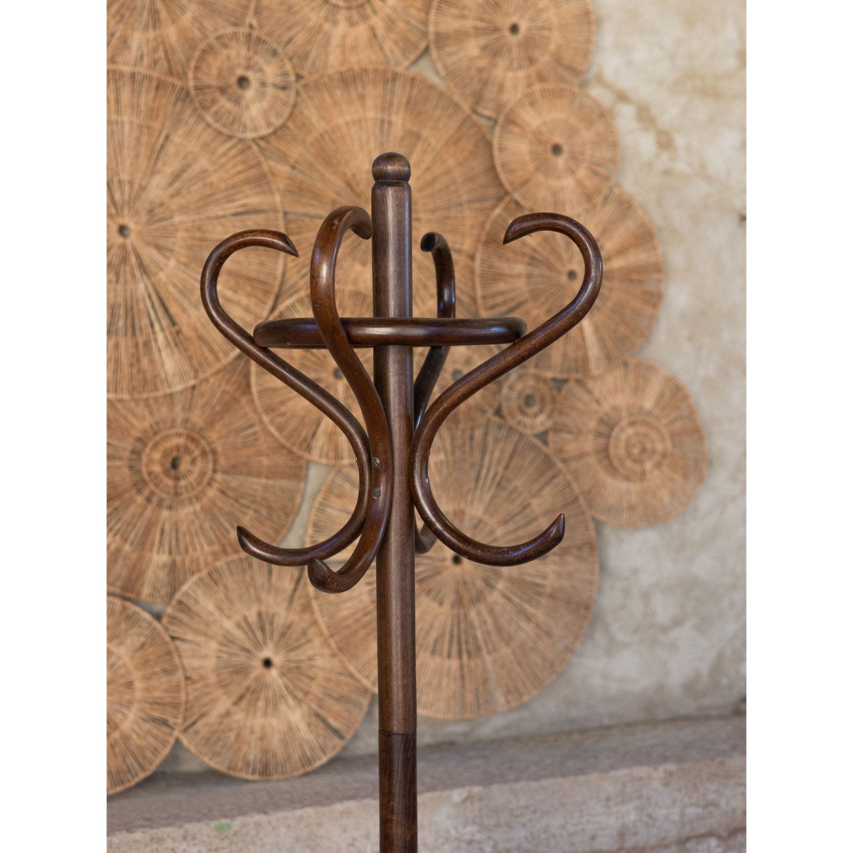 Porte-manteau perroquet Max N°462 - Bon état bois foncé, DEBONGOUT