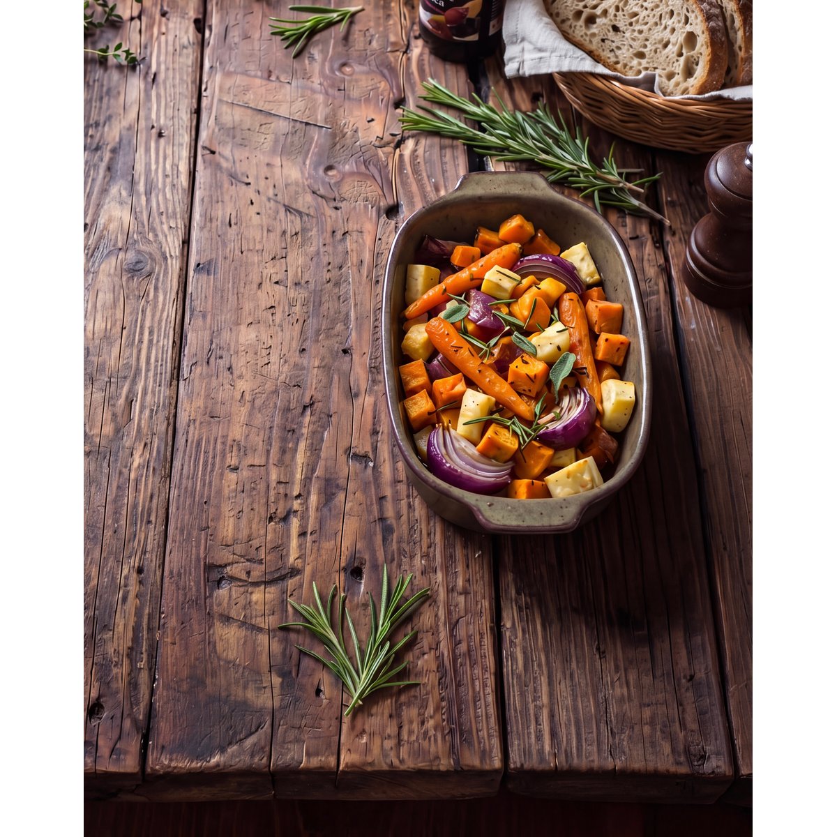 Plat à four en grès cérame COMPORTA olive minéral, BAZAR BIZAR