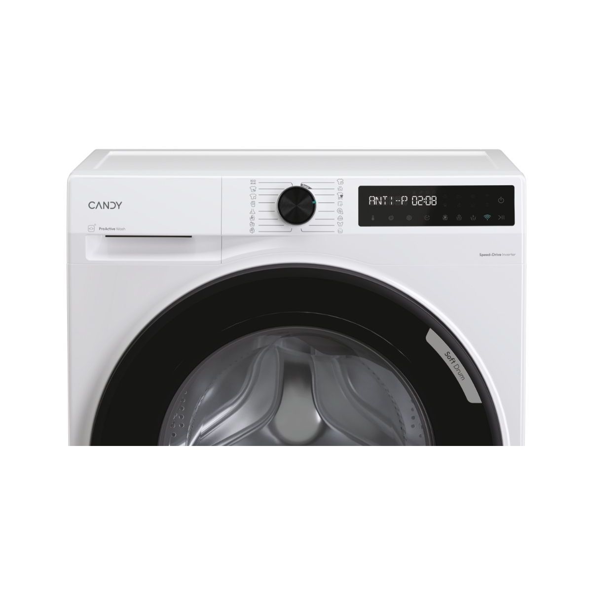 Lave linge hublot BR 47SBL8-S - 7 kg - 1400 tr/min - Classe A - Moteur induction - Connecté wifi couleur unique, CANDY