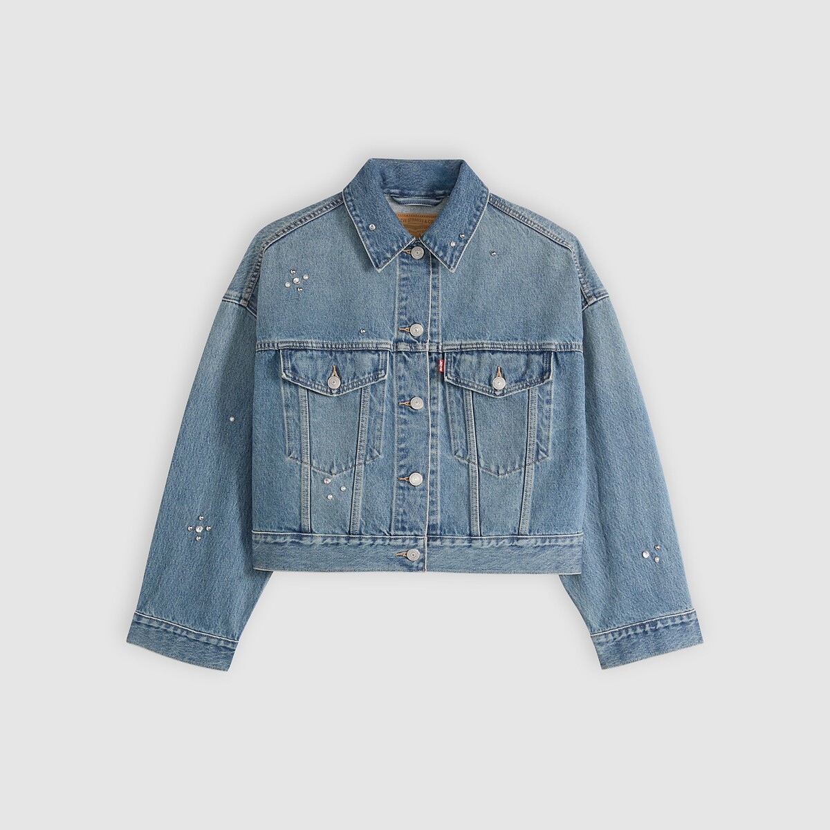 Veste denim Loose crop Trucker trip on drip trucker, LEVI'S