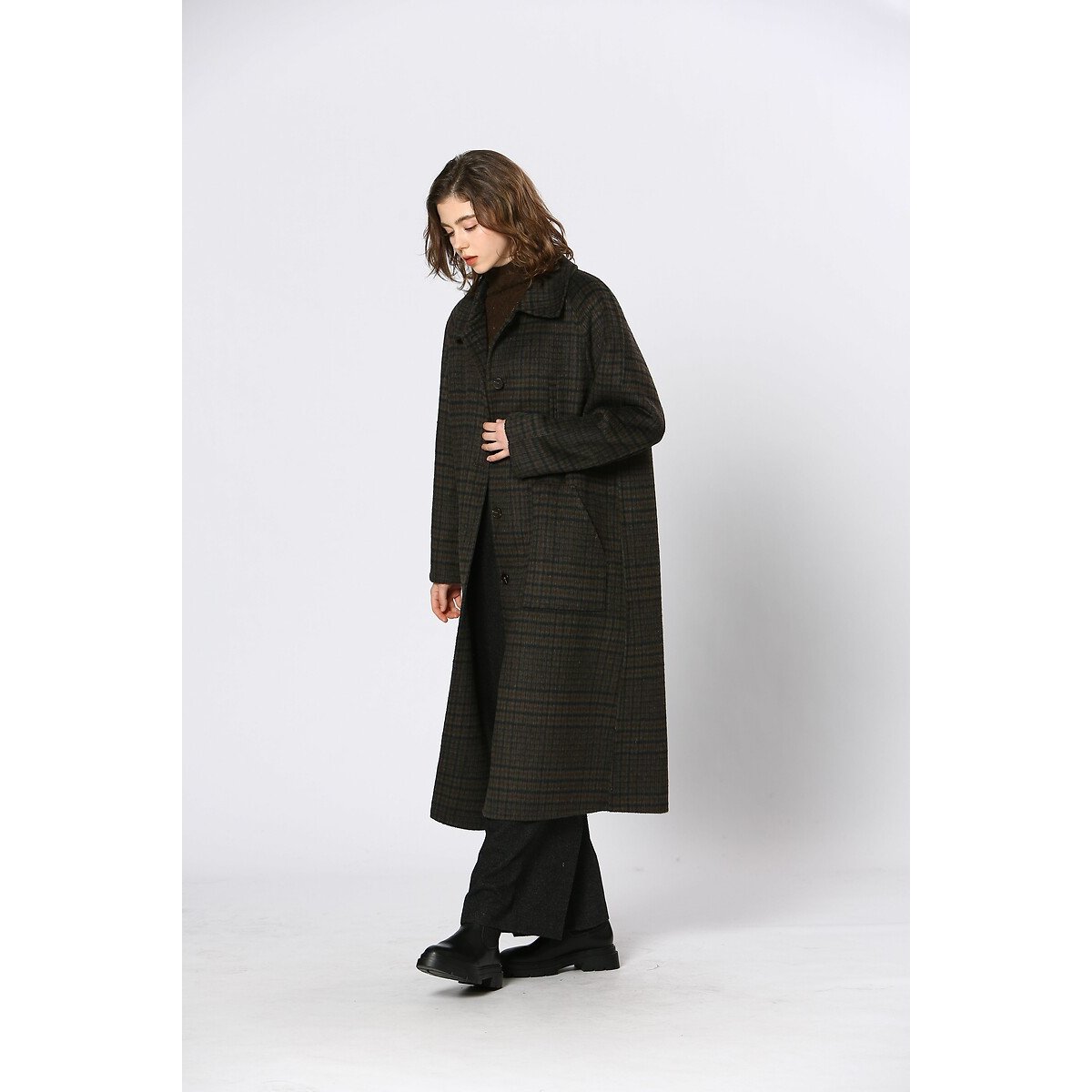 Long Coat black, SEE U SOON