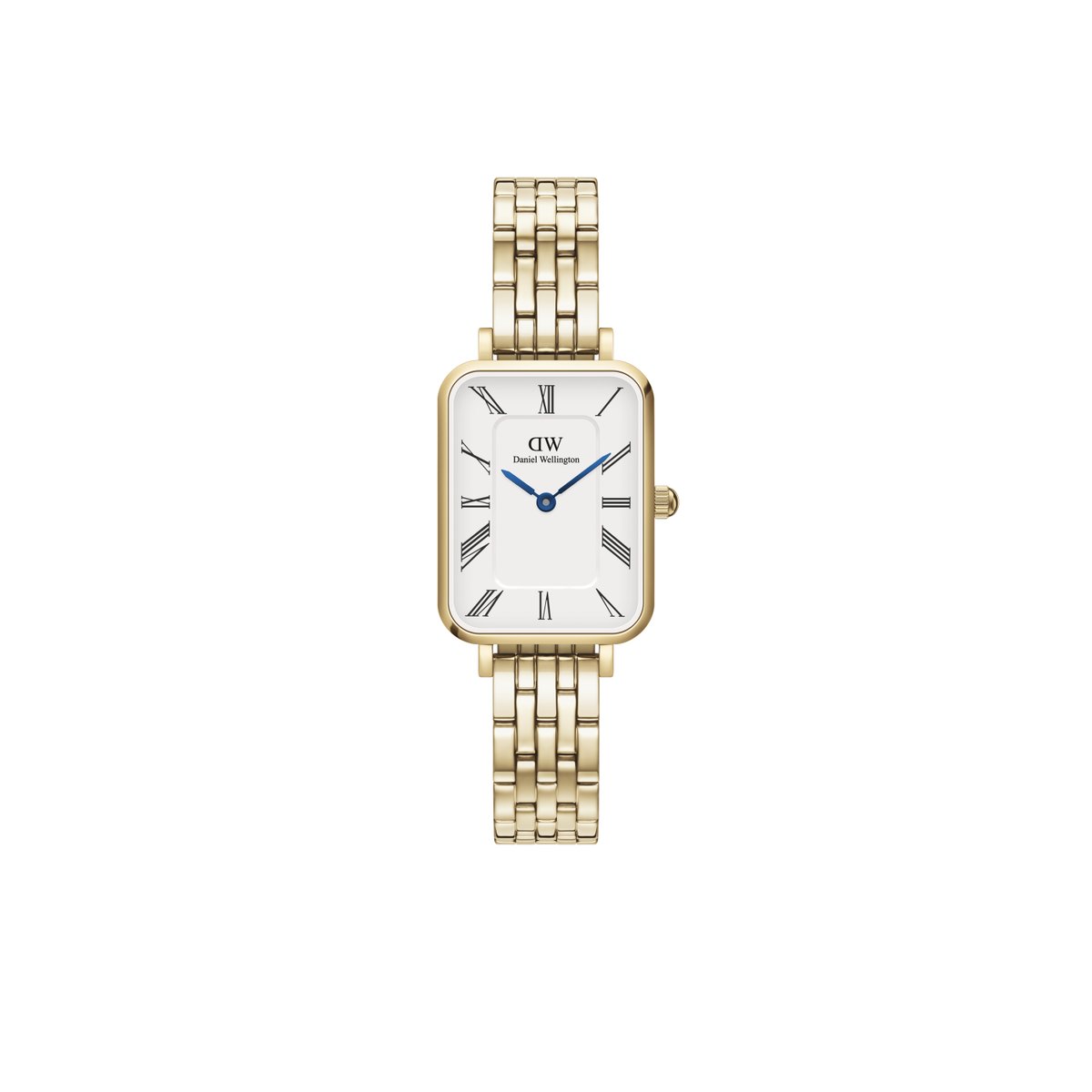 Montre Analogique  QUADRO doré blanc doré, DANIEL WELLINGTON