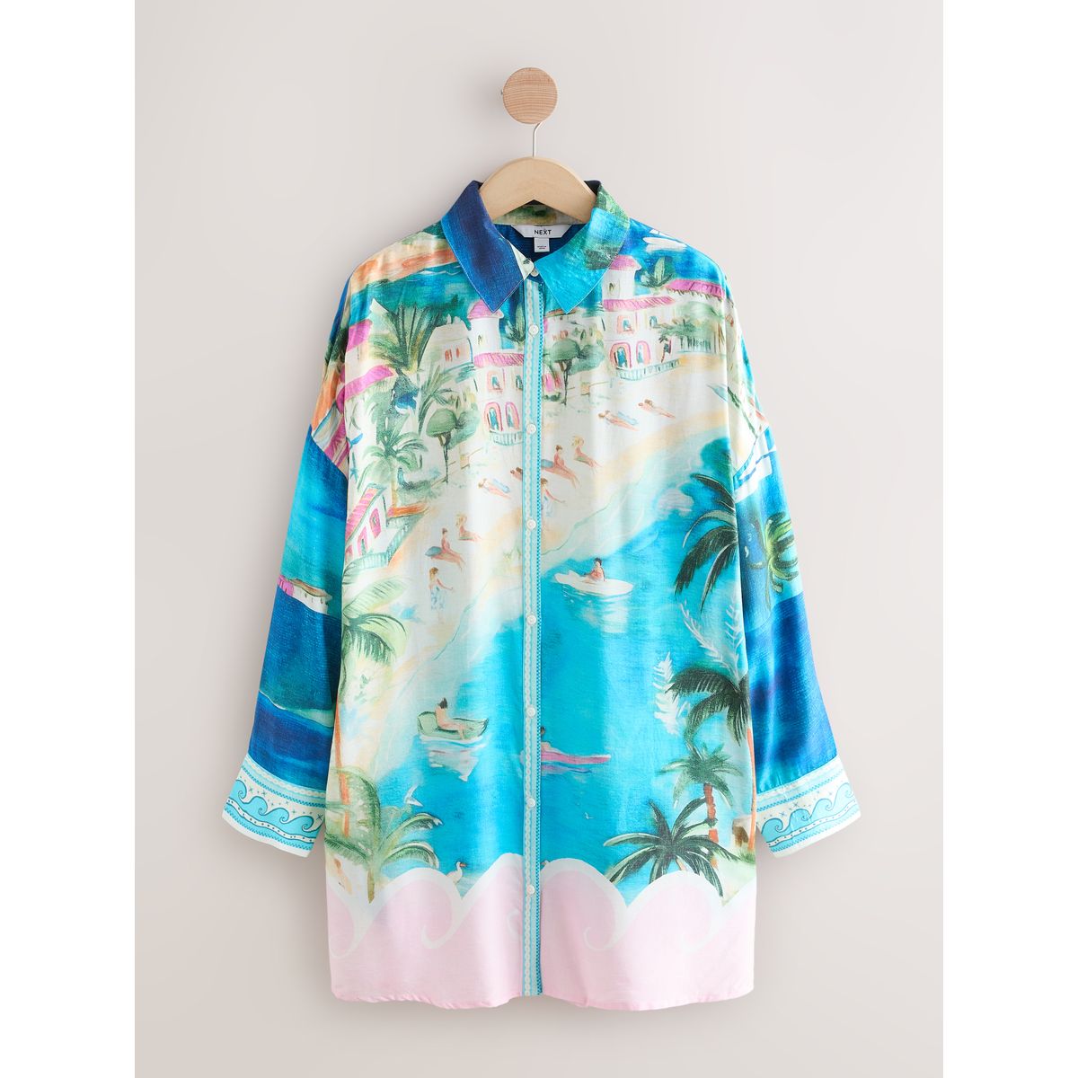 Chemise de plage rose/bleu, NEXT