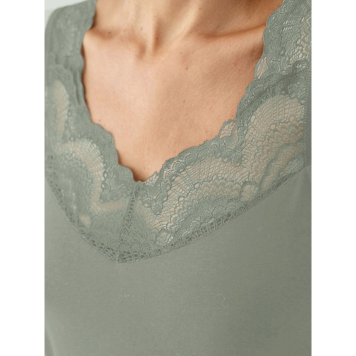 Lot de 2 chemises sans manches blanc + olive, DAXON