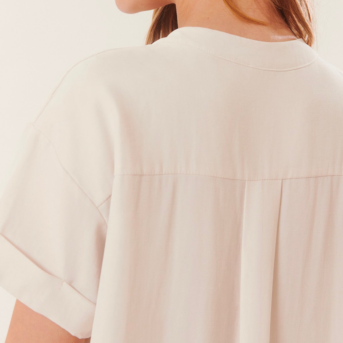 Robe midi fluide TERRY blanc ecru, BENOA