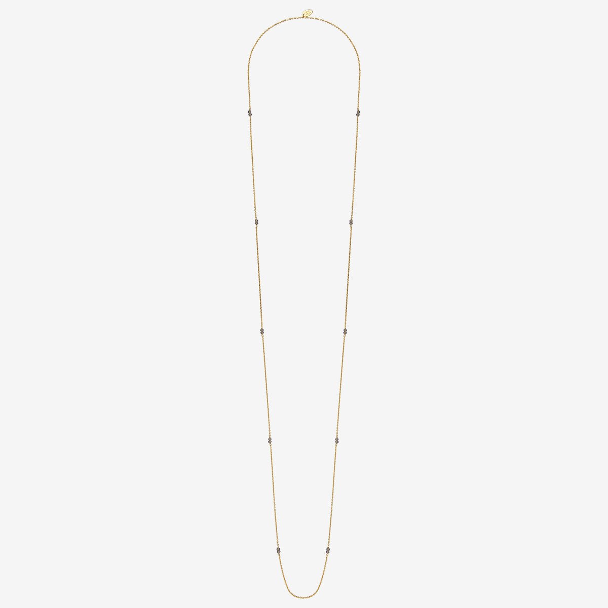 Sautoir venus quartz fumé brun, CAROLINE NAJMAN
