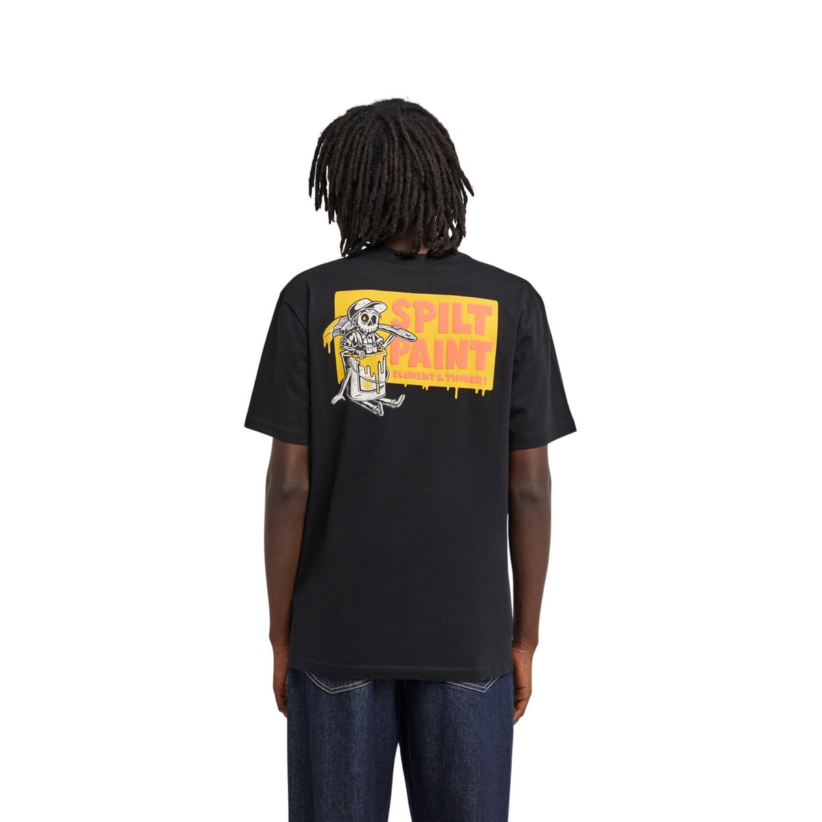 T-Shirt manches courtes TIMBER CANNED noir flint black, ELEMENT