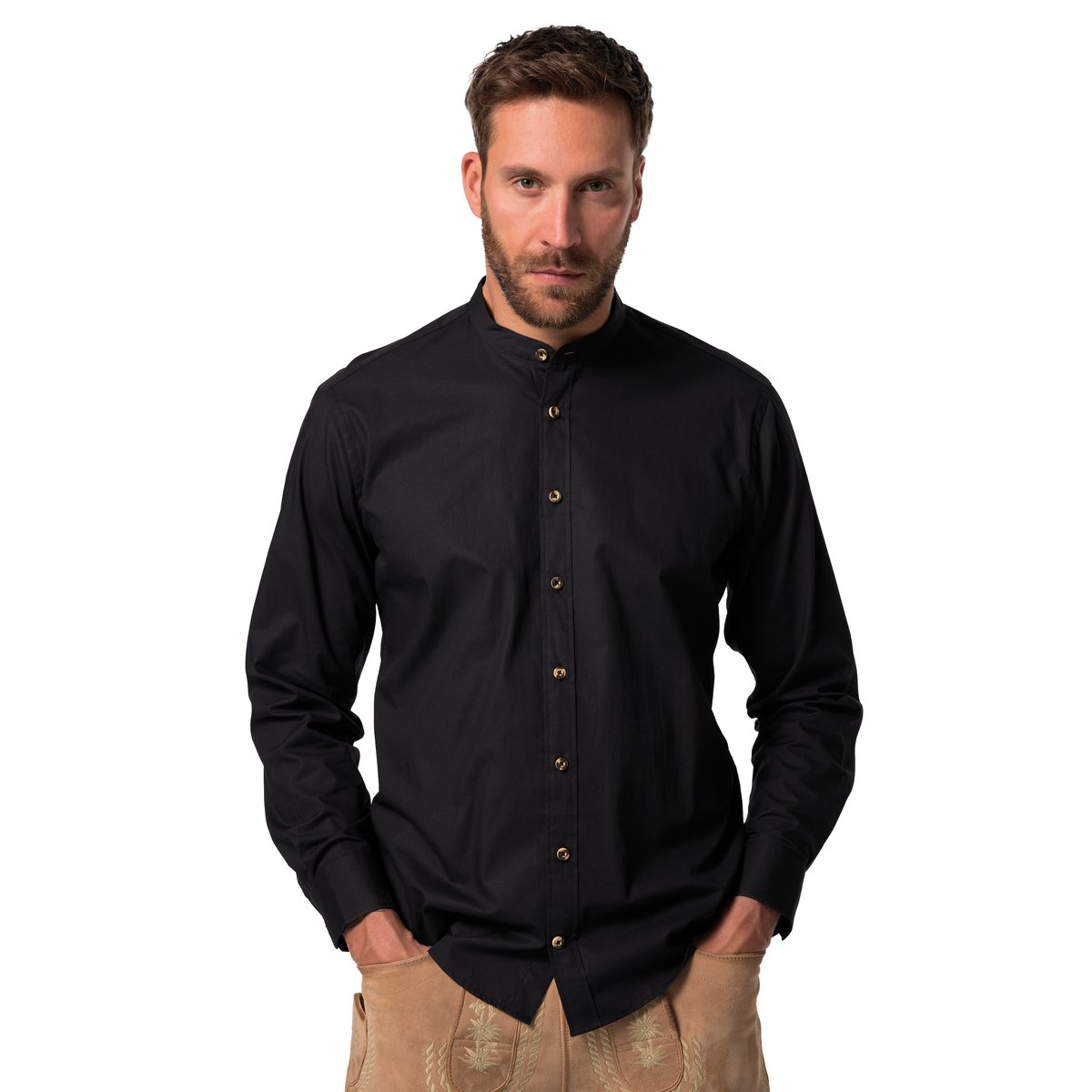 Chemise traditionnelle noir, JP1880
