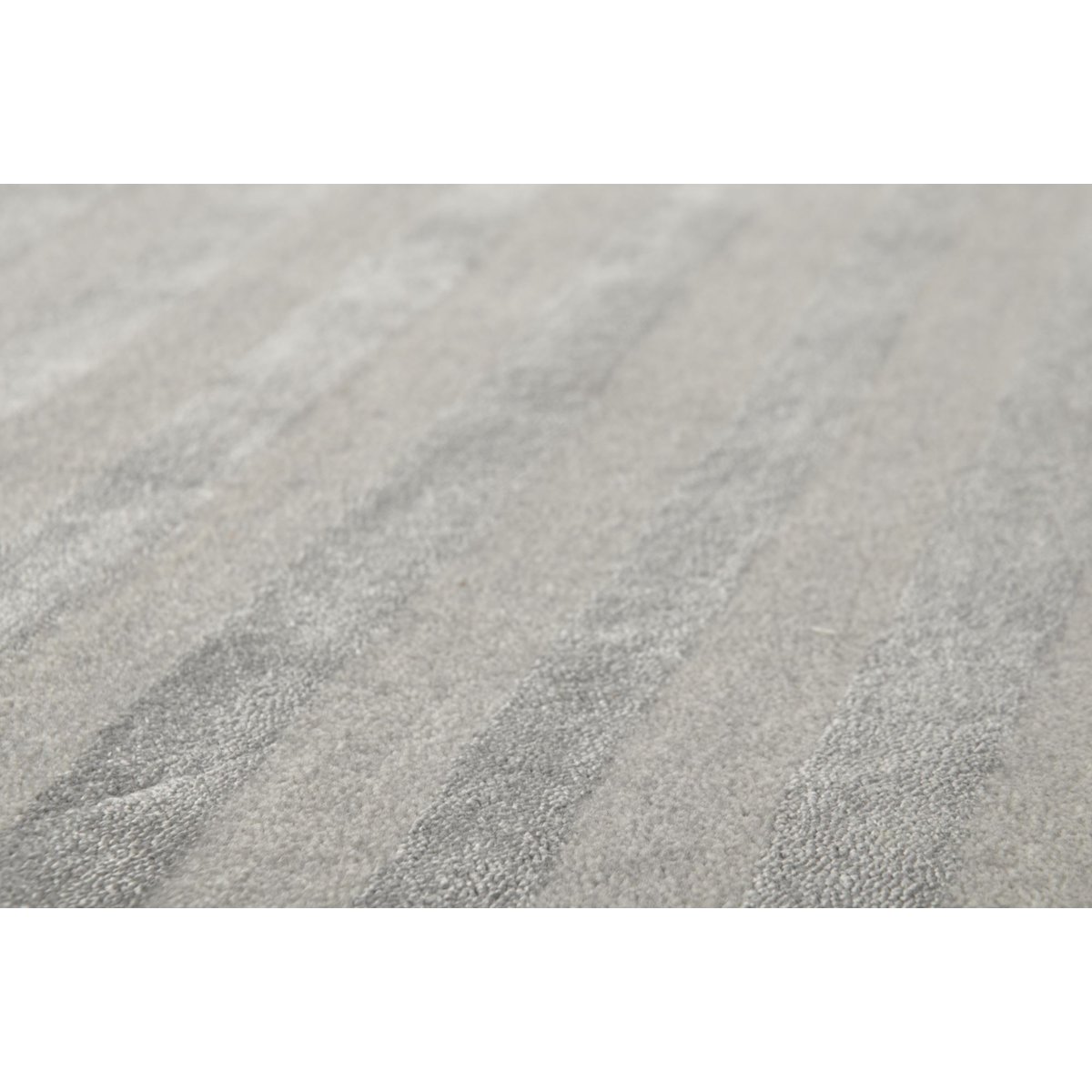 Tapis salon Miami fait main laine et viscose gris multicolore, THEKO