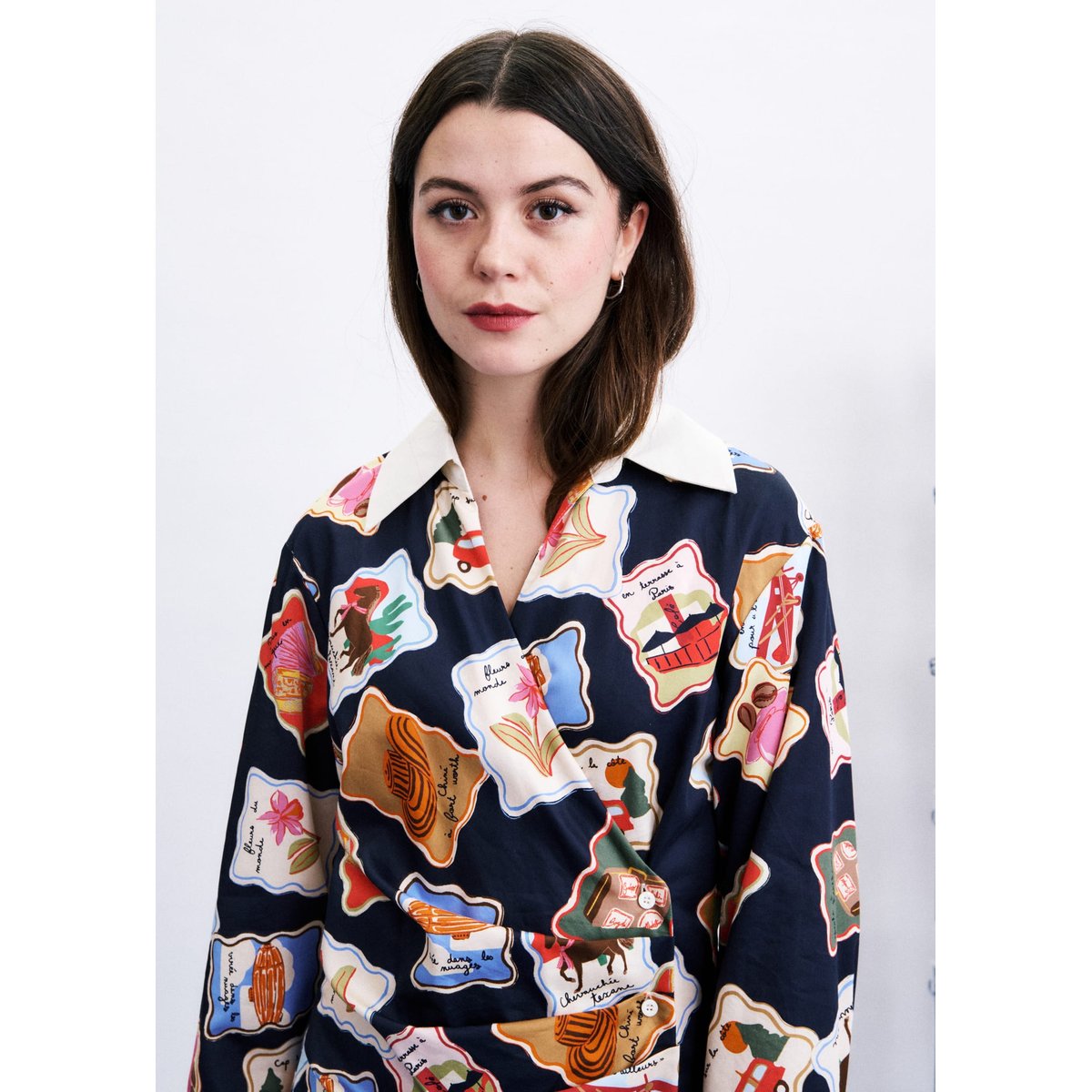 Robe Whitby en coton WHITBY timbres, FRNCH