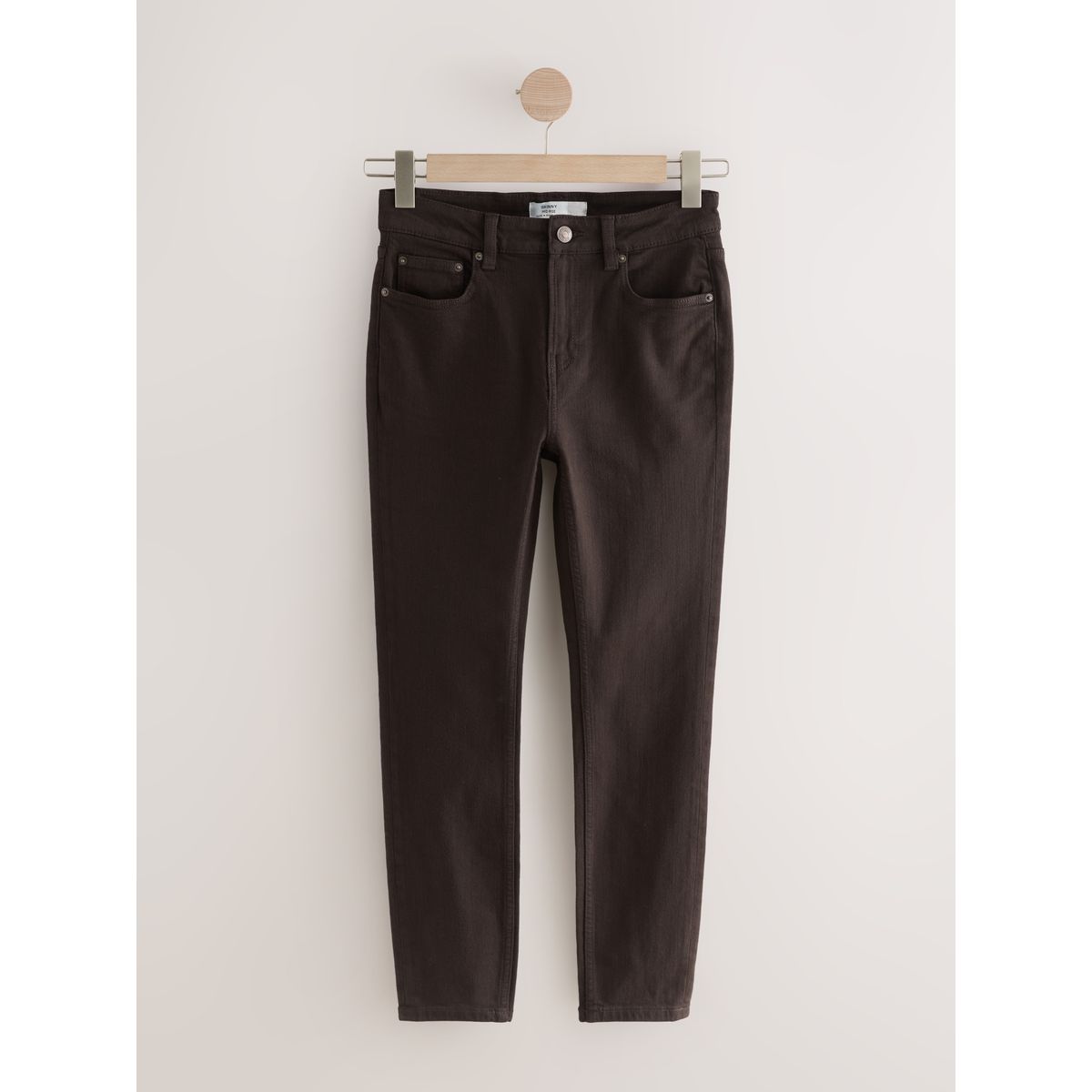 Jean skinny authentique décontracté marron chocolat, NEXT