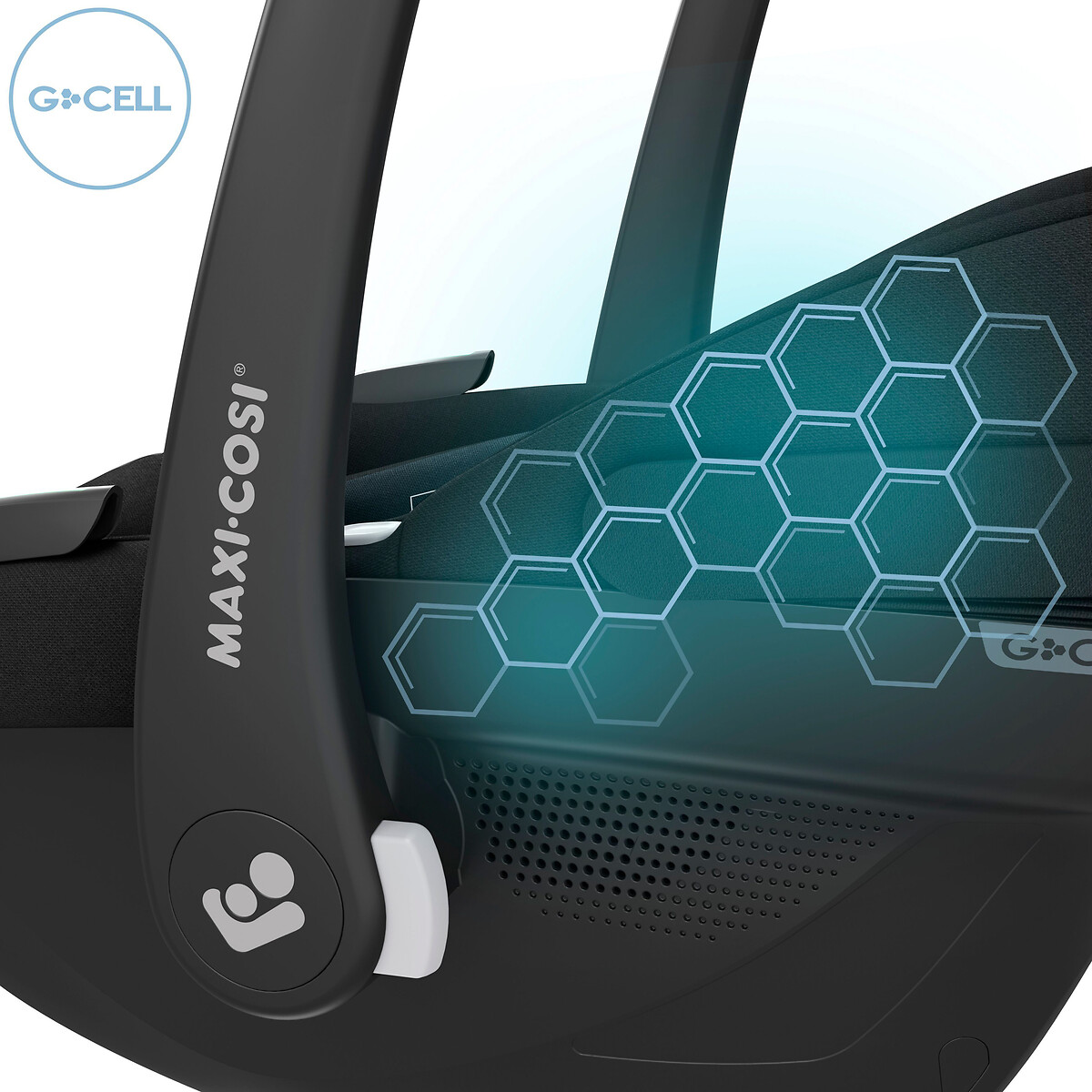 Siège auto bébé Pebble S i-Size, Cosi Isofix noir tonal, MAXI COSI