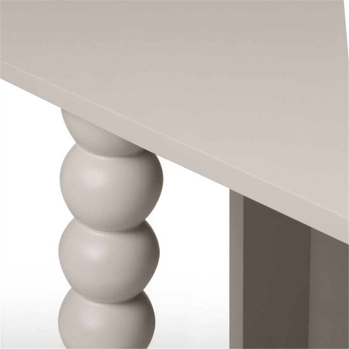 Bureau console bois pied sculptural cachemire, RECOLLECTION