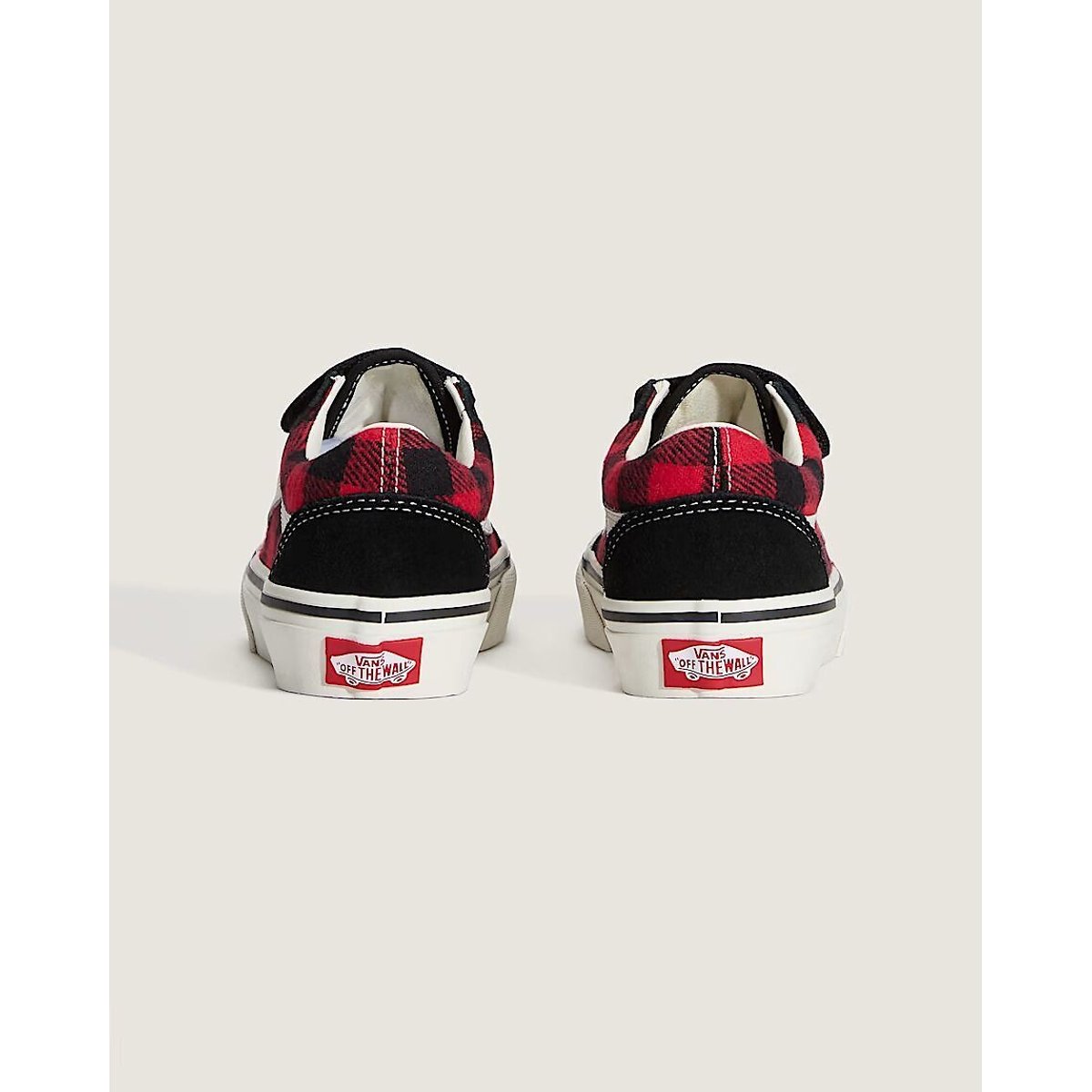 Zapatillas bajas con velcro, UY OLD SKOOL V rojo/negro, VANS
