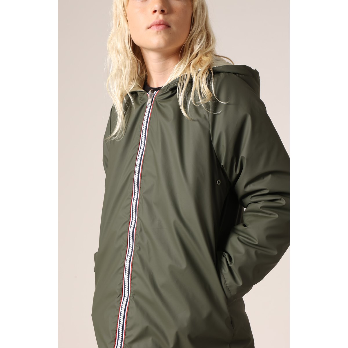 Veste réversible pour fille KALIVIA khaki, DEELUXE