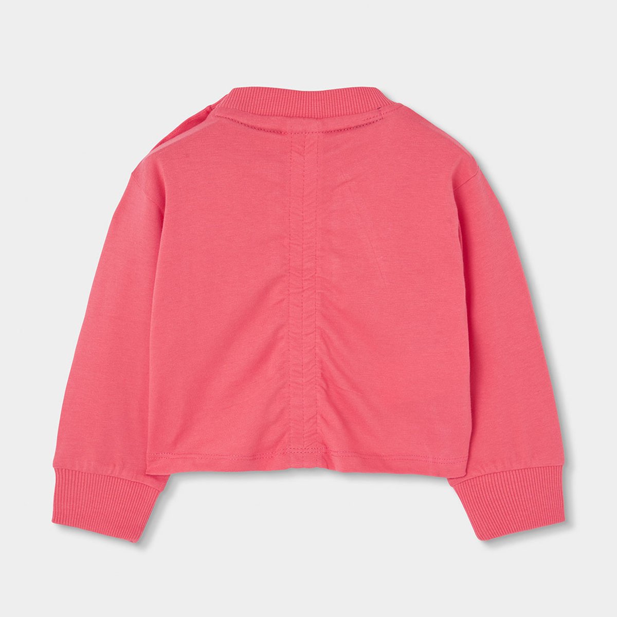 T-shirt en maille fille imprimé fleurs pink, BOBOLI
