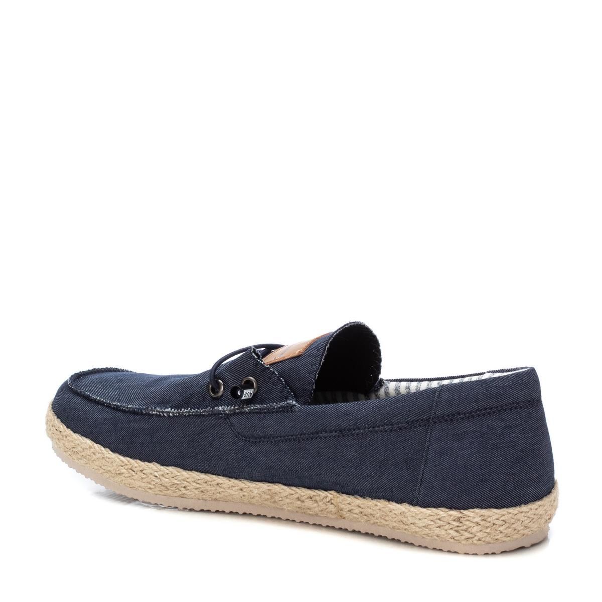 Chaussure Espadrilles Plaine Décontractée Lacets bleu marine, XTI