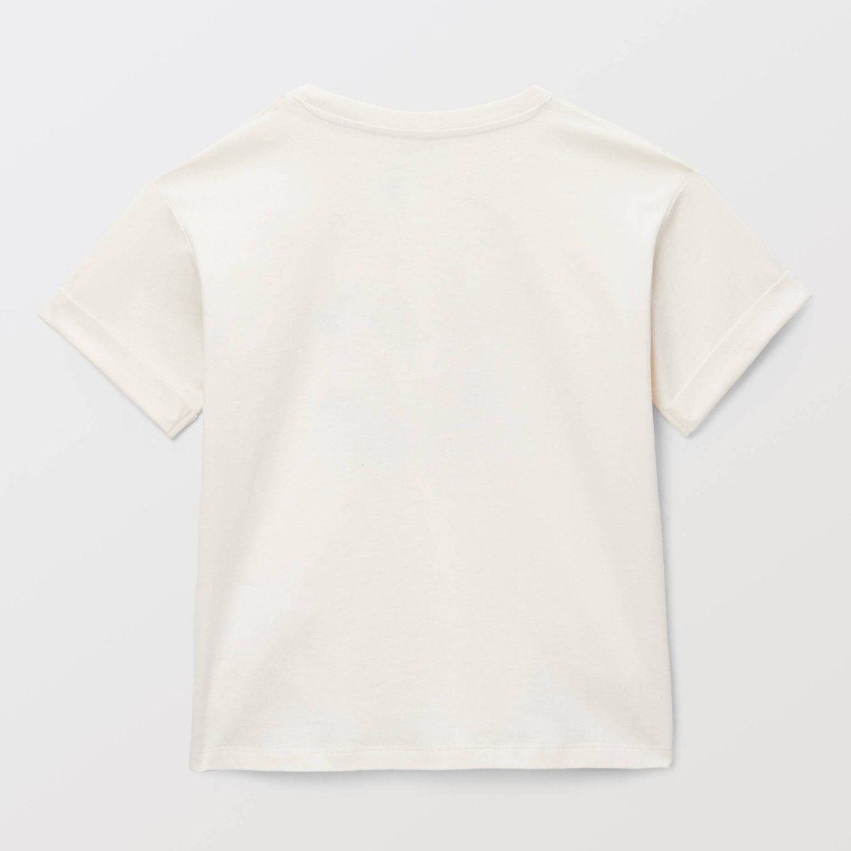 T-shirt manches courtes brodé en coton BIO GOTS naturel, MONOPRIX
