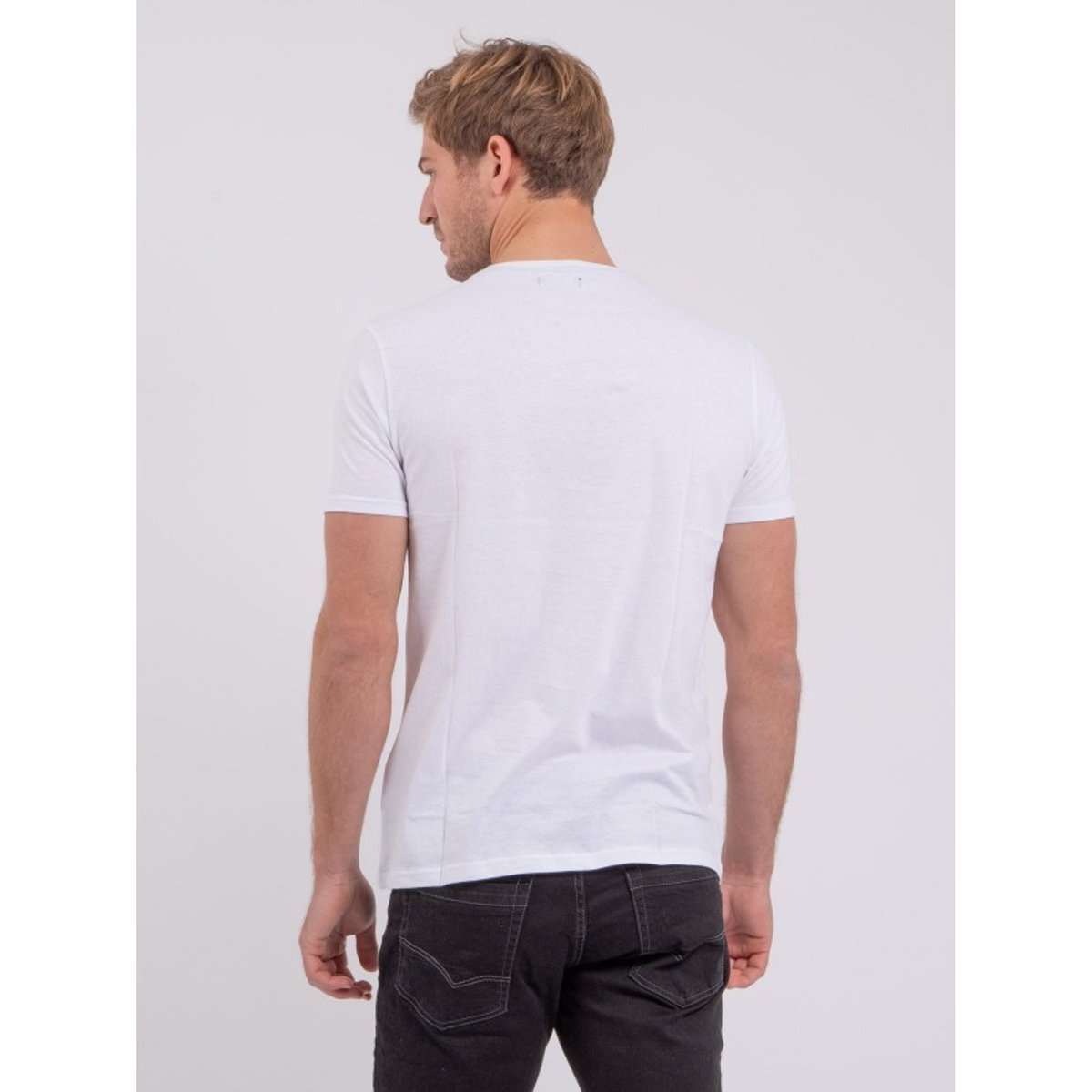 T-shirt Col Rond Pur Coton Neder blanc, RITCHIE