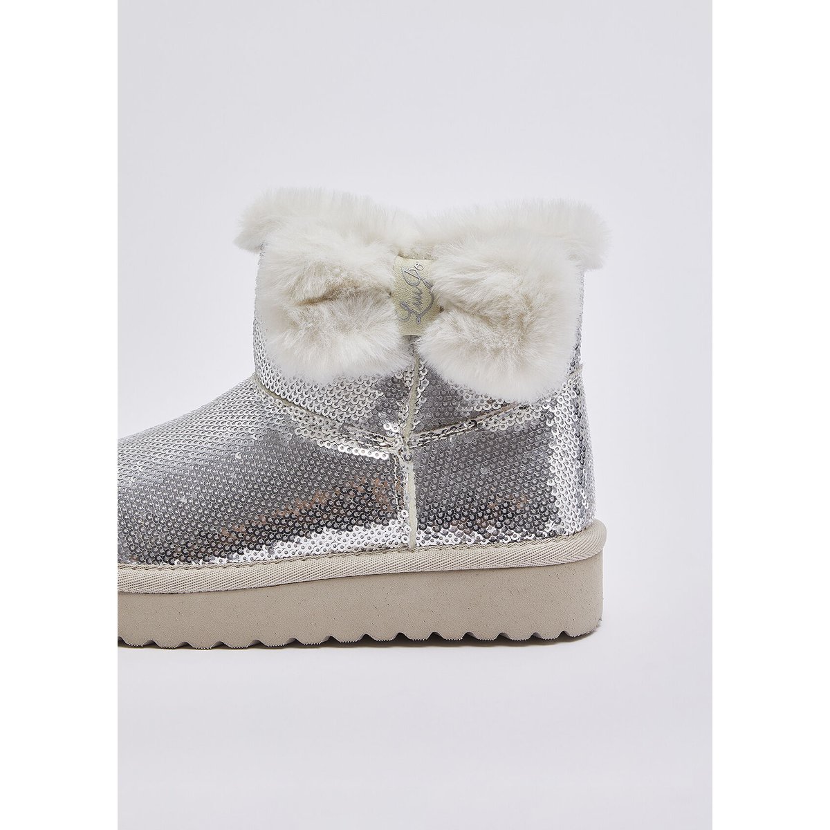 Bottines chaudes avec sequins argent, LIU JO