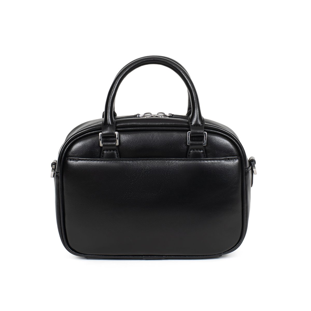 Sac porté main 2 poignées JADE noir, HEXAGONA