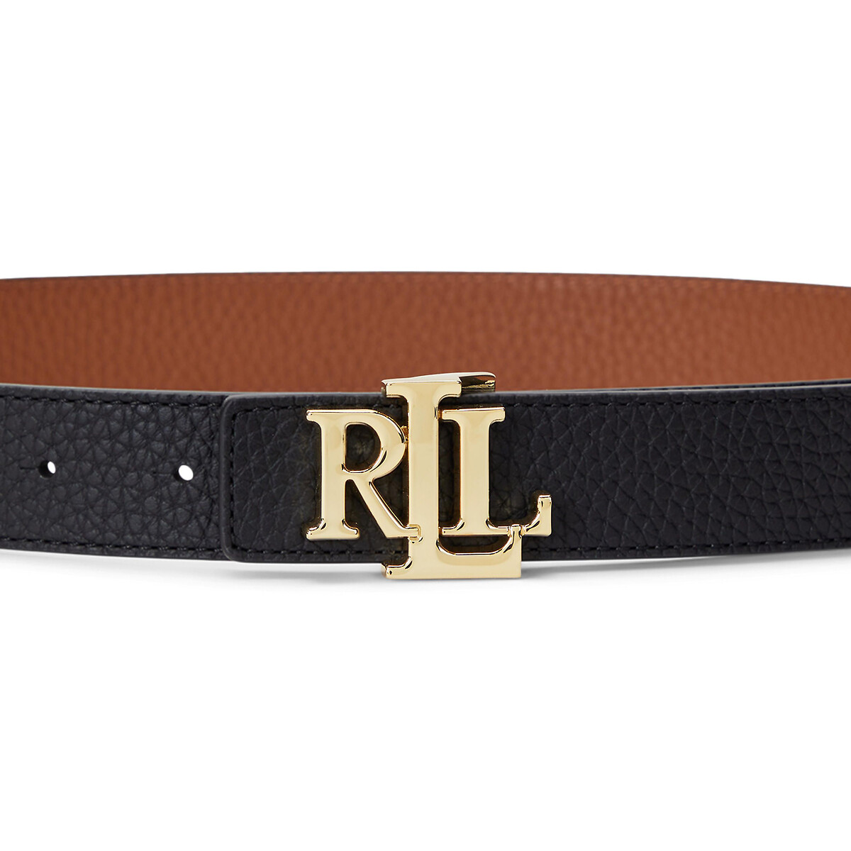 Wide Reversible Logo Belt black, LAUREN RALPH LAUREN