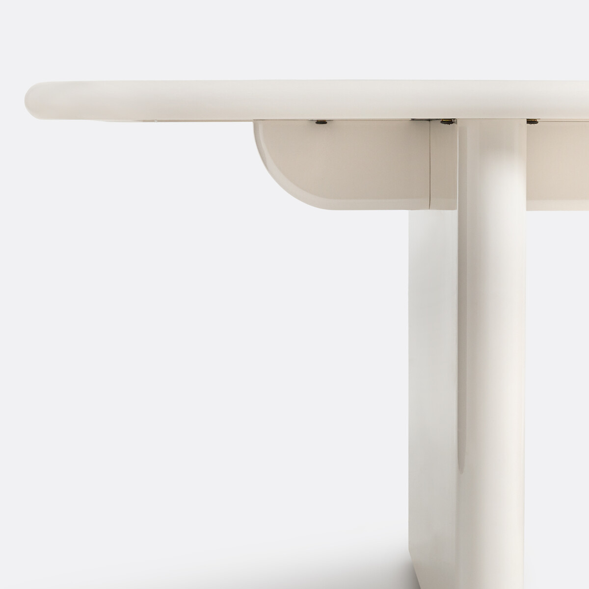 Table à manger, laquée brillante, 8 couverts, MARVELA ecru, LA REDOUTE INTERIEURS