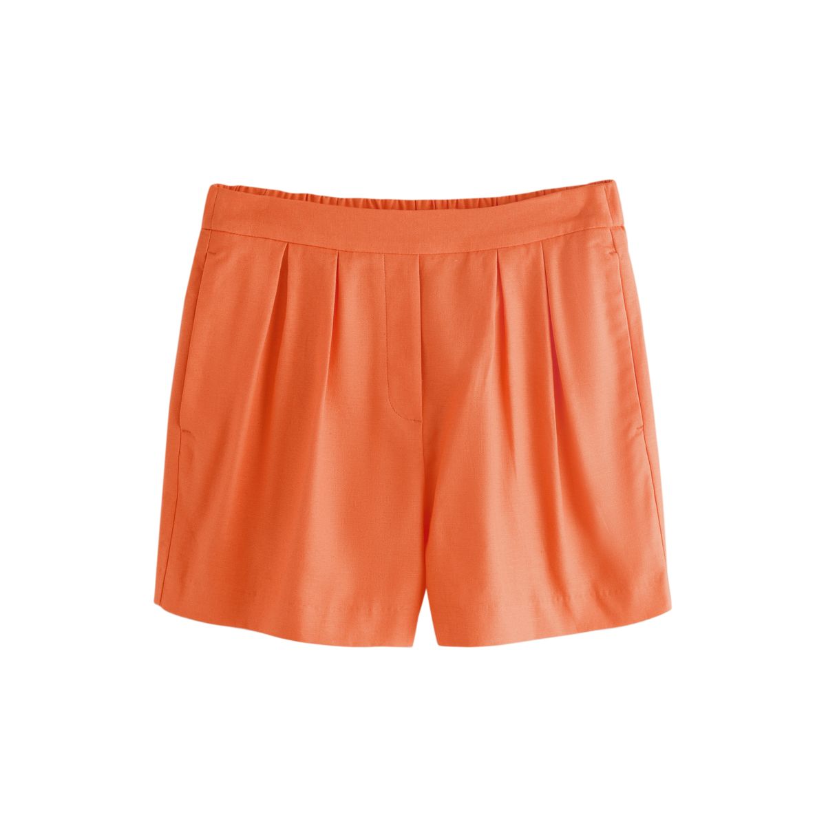 Short épais en lin orange, NEXT