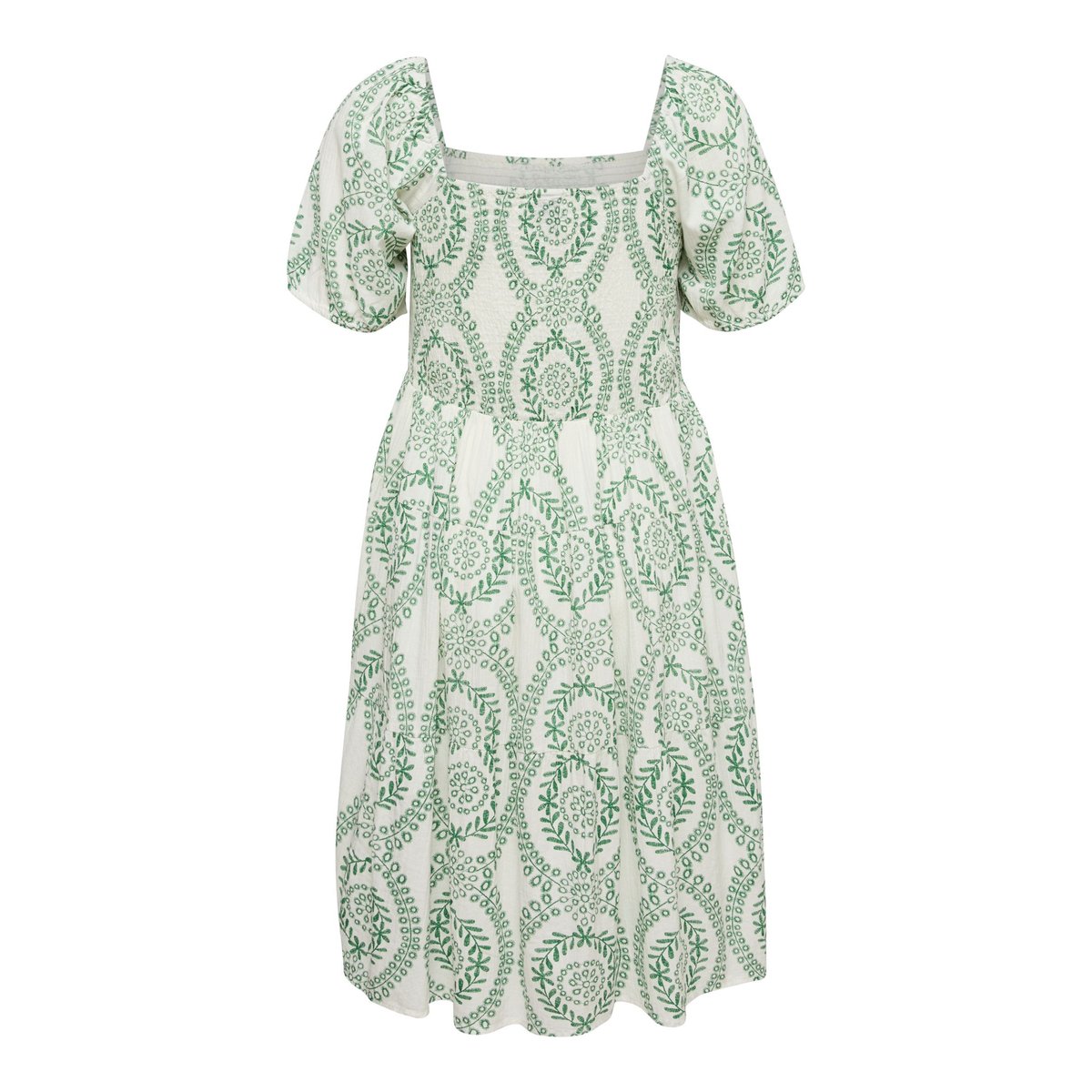 Robe Smockée snow white 1, VERO MODA