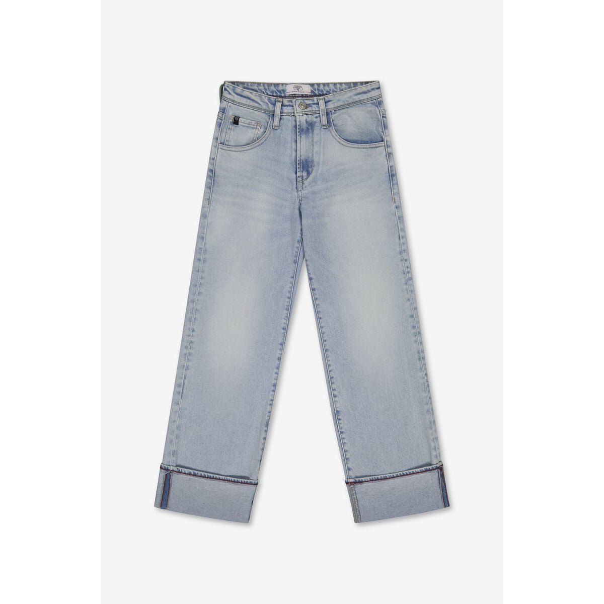 Jeans droite REVERS, longueur 34 blue, LE TEMPS DES CERISES