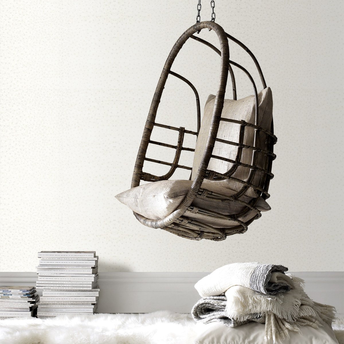 Papier peint Peau d'Autruche blanc, SUPERFRESCO EASY