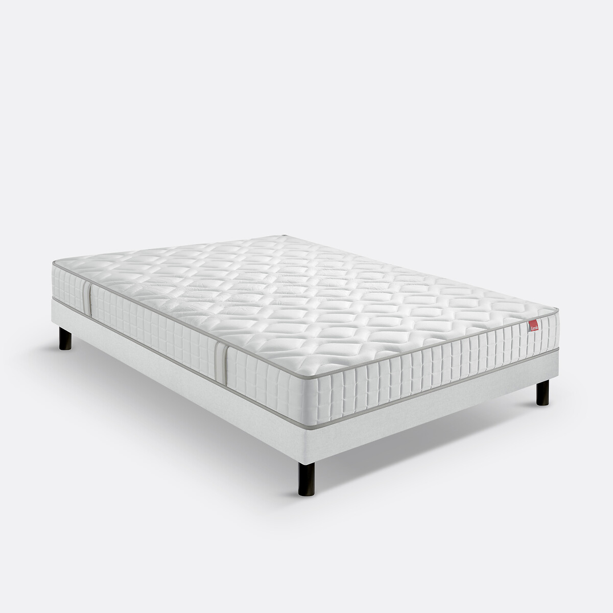 Ensemble matelas ressorts l'Originel + sommier ecru, EPEDA