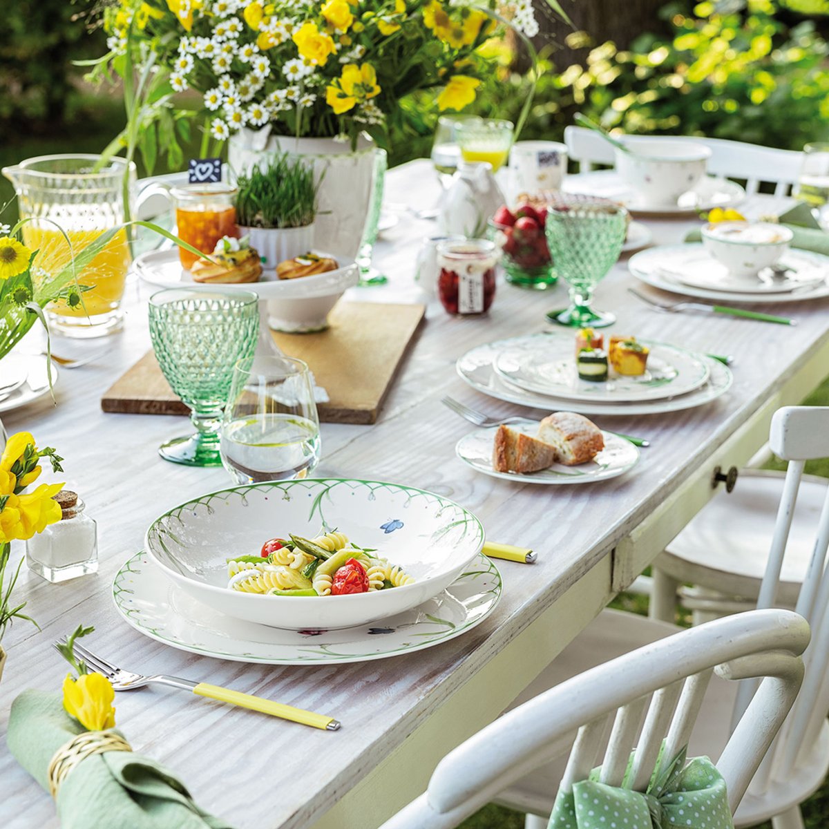 Assiette Creuse À Pâtes COLOURFUL SPRING vert, VILLEROY & BOCH